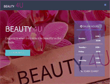 Tablet Screenshot of beauty4uhuddersfield.co.uk